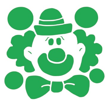 Clown groen
