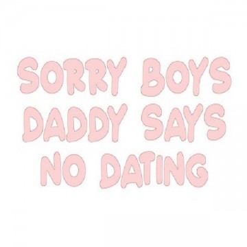 Sorry boys no dating